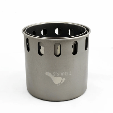 TOAKS Titanium Backpacking Wood Burning Stove - Quest Outdoors