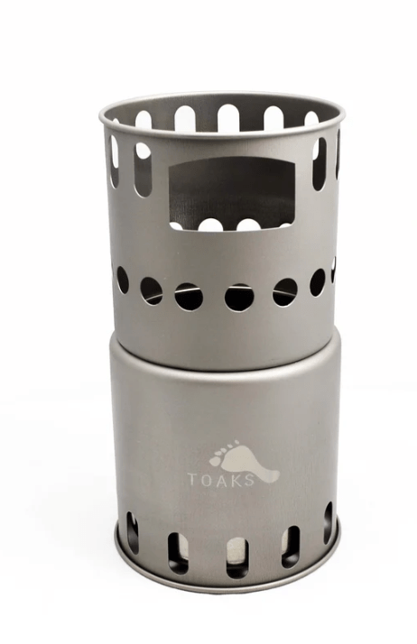 TOAKS Titanium Backpacking Wood Burning Stove - Quest Outdoors