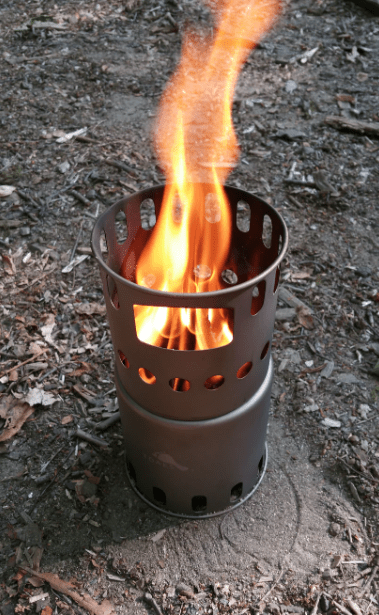 TOAKS Titanium Backpacking Wood Burning Stove - Quest Outdoors