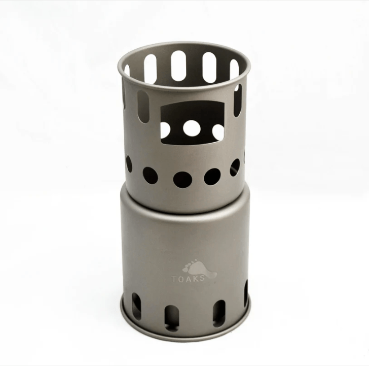 TOAKS Titanium Backpacking Wood Burning Stove (small) - Quest Outdoors
