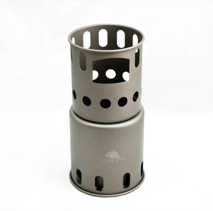 TOAKS Titanium Backpacking Wood Burning Stove (small) - Quest Outdoors