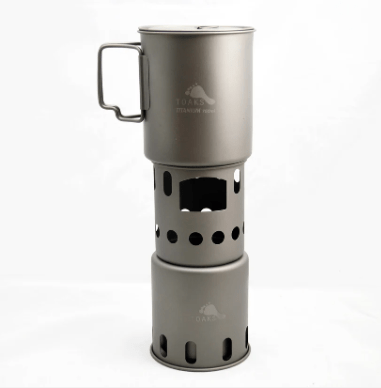 TOAKS Titanium Backpacking Wood Burning Stove (small) - Quest Outdoors