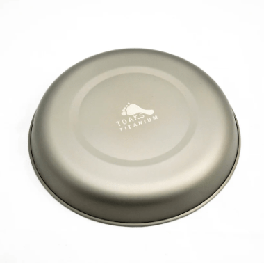 Toaks Titanium D190mm Plate - Quest Outdoors