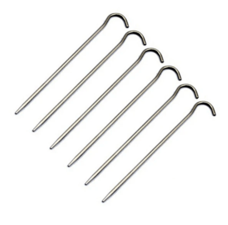 TOAKS Titanium Hook Peg (pack of 6) - Quest Outdoors