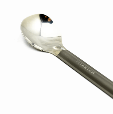 Toaks Titanium Long Handle Spoon W/Polished Bowl - Quest Outdoors