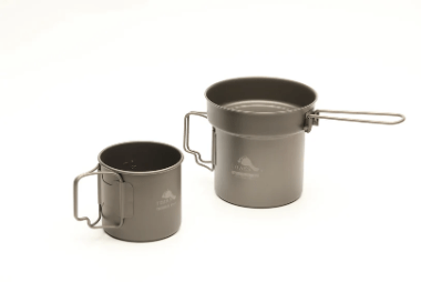 TOAKS Titanium Pan/Pot/Mug Combo Set (3 pcs) - Quest Outdoors