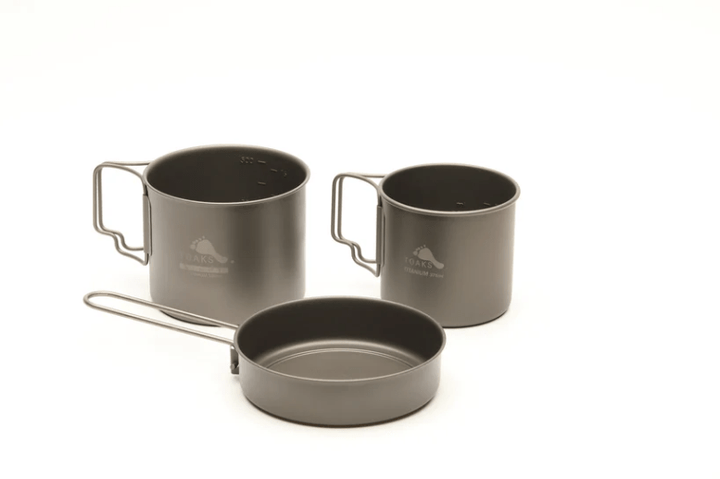 TOAKS Titanium Pan/Pot/Mug Combo Set (3 pcs) - Quest Outdoors
