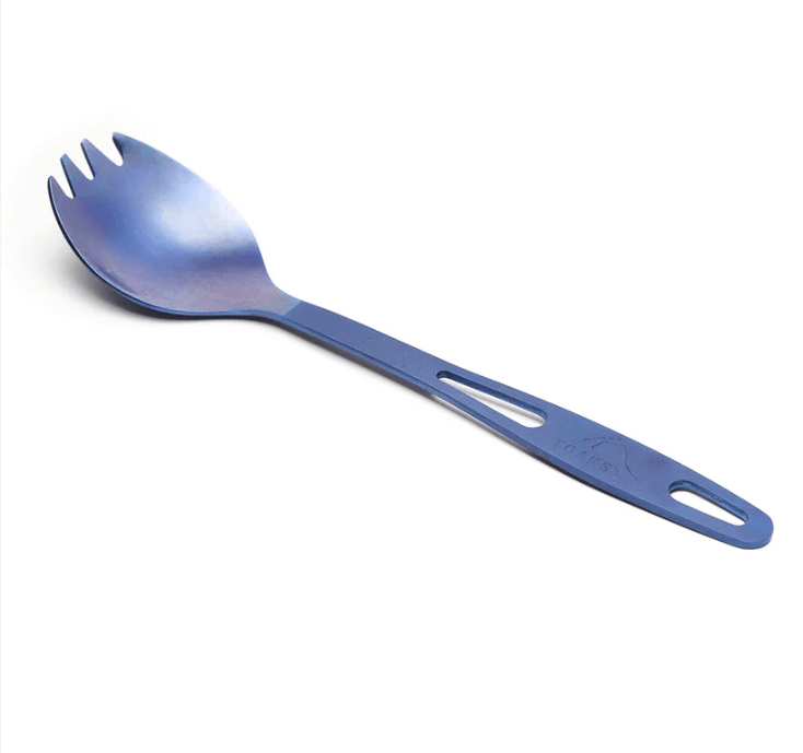 TOAKS Titanium Spork - Blue - Quest Outdoors