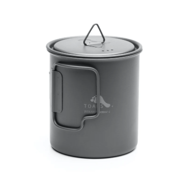 TOAKS Ultralight Titanium 450ml Cup with Lid - Quest Outdoors