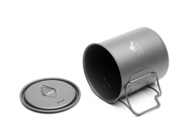 TOAKS Ultralight Titanium 450ml Cup with Lid - Quest Outdoors