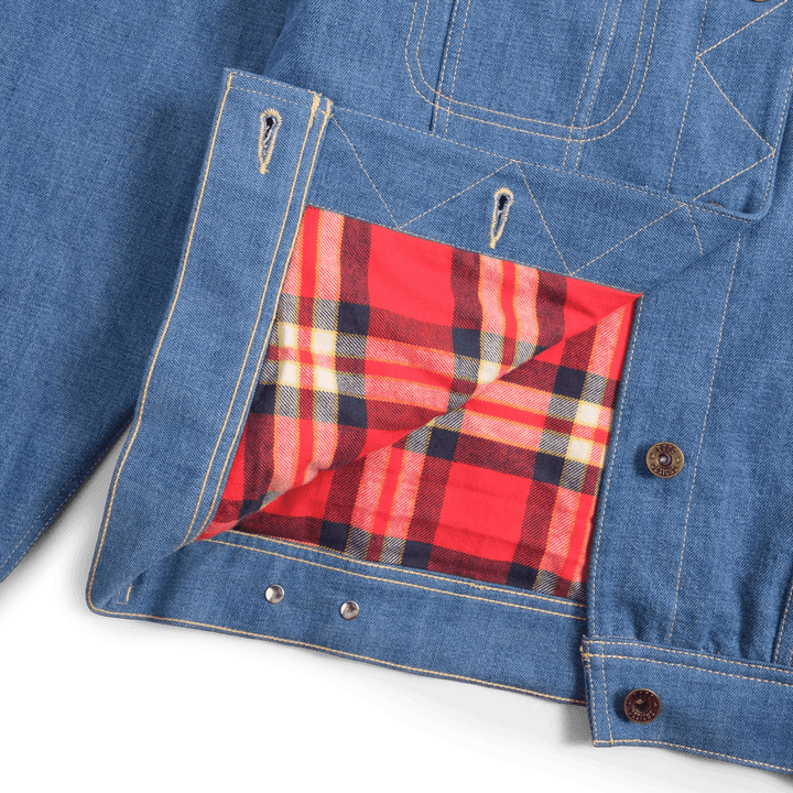Topo Designs Women's Mt. West Trucker Jacket Denim - Quest Outdoors
