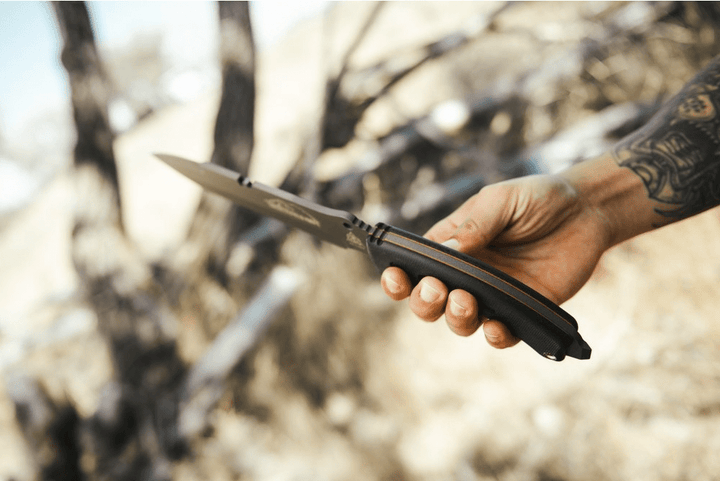 TOPS Tahoma Field Knife Black Canvas - Quest Outdoors