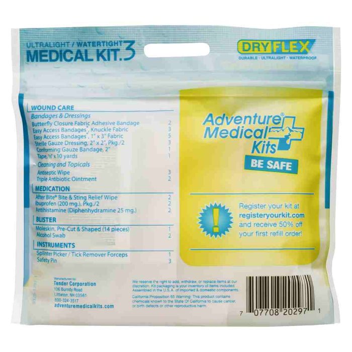 Ultralight/Watertight Medical Kit - .3 - Quest Outdoors