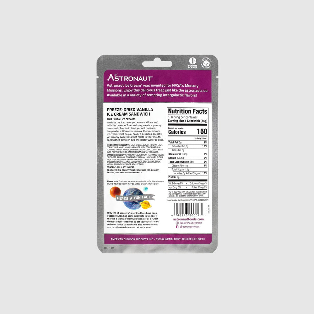 Vanilla Ice Cream Sandwich - Quest Outdoors