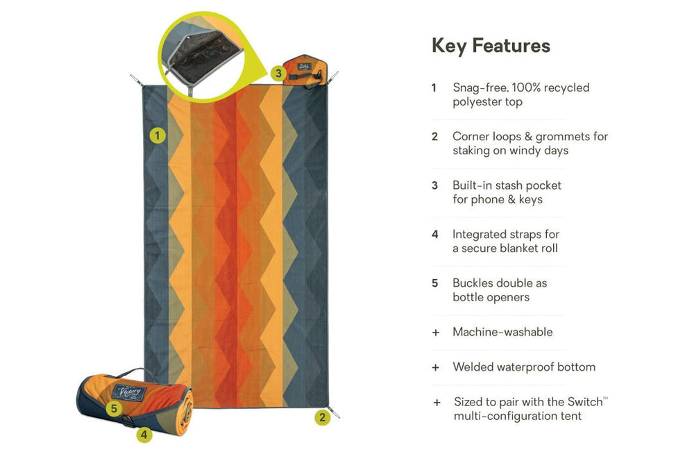 Victory™ Patio Blanket Medium - Quest Outdoors