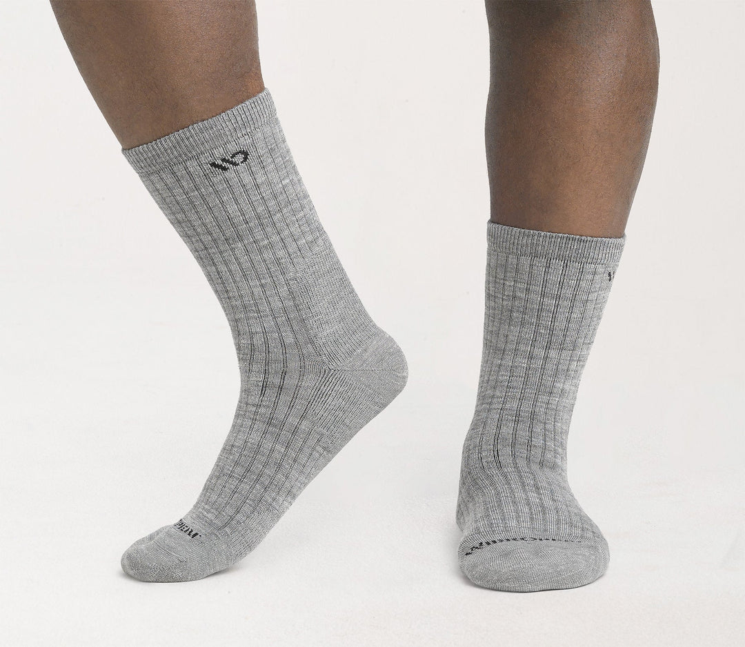 Wide Open Men's Solid Cushioned Micro Crew - Quest Outdoors