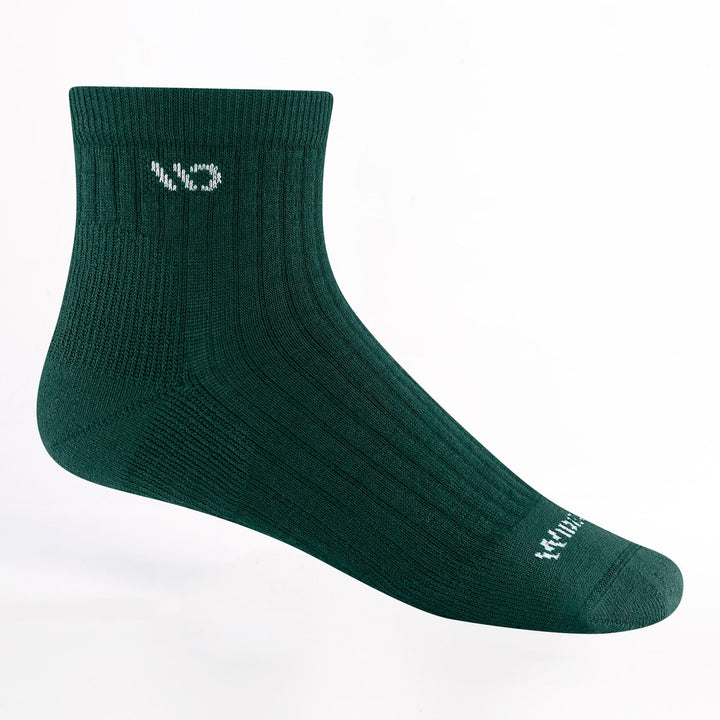 Wide Open Men's Solid Cushioned Quarter Socks - Quest Outdoors