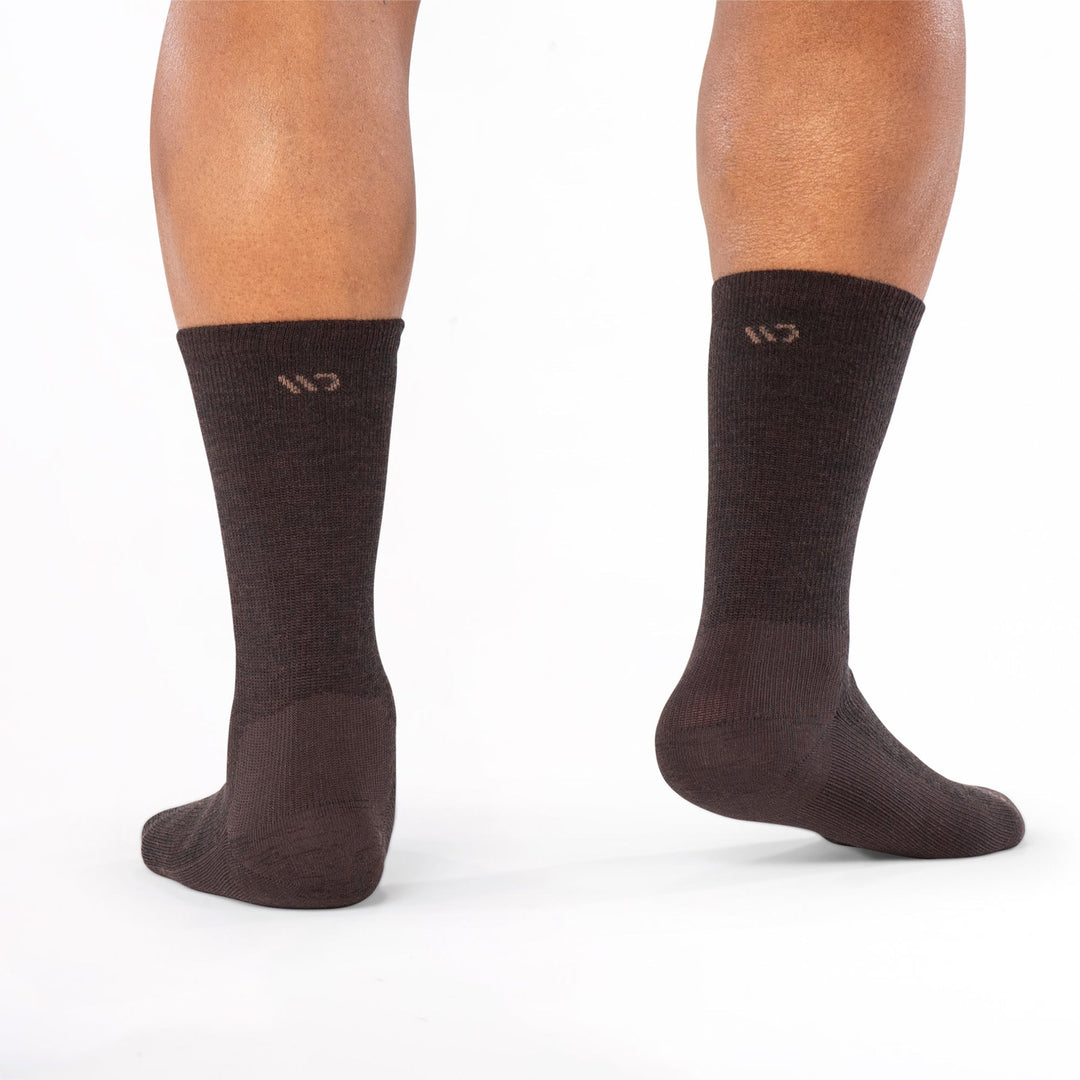 Wide Open Men's Solid Lightweight Crew Socks - Quest Outdoors