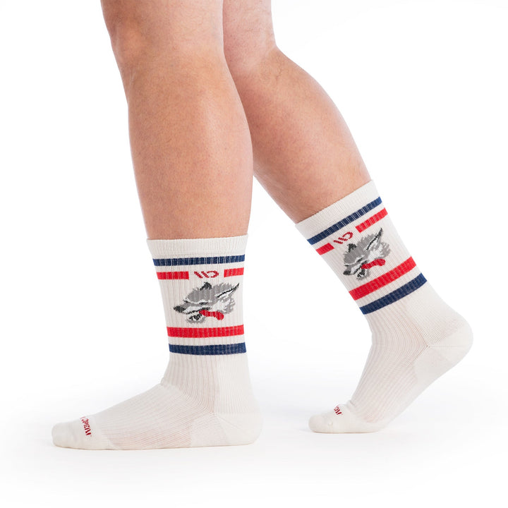 Wide Open Men's Varsity Midweight Crew Socks - Quest Outdoors