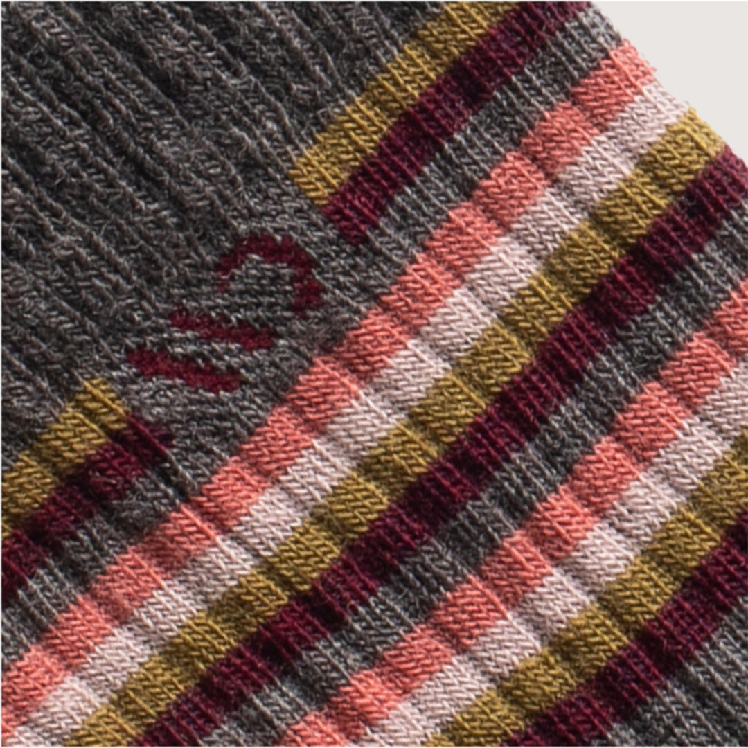 Wide Open Women's Multi Stripe Cushioned Micro Crew Socks - Quest Outdoors