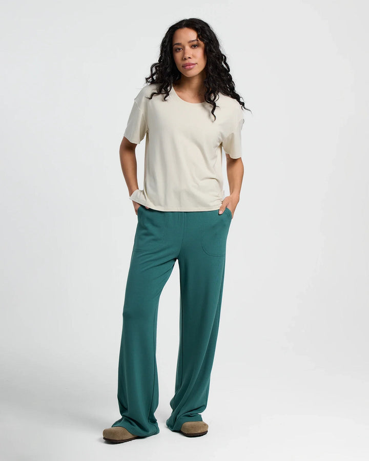 Women's Bamboo Lightweight Fleece Wide Leg Pant - Quest Outdoors