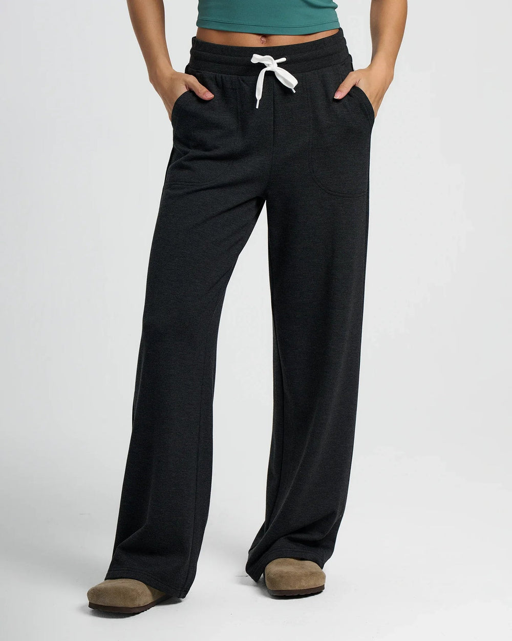 Women's Bamboo Lightweight Fleece Wide Leg Pant - Quest Outdoors