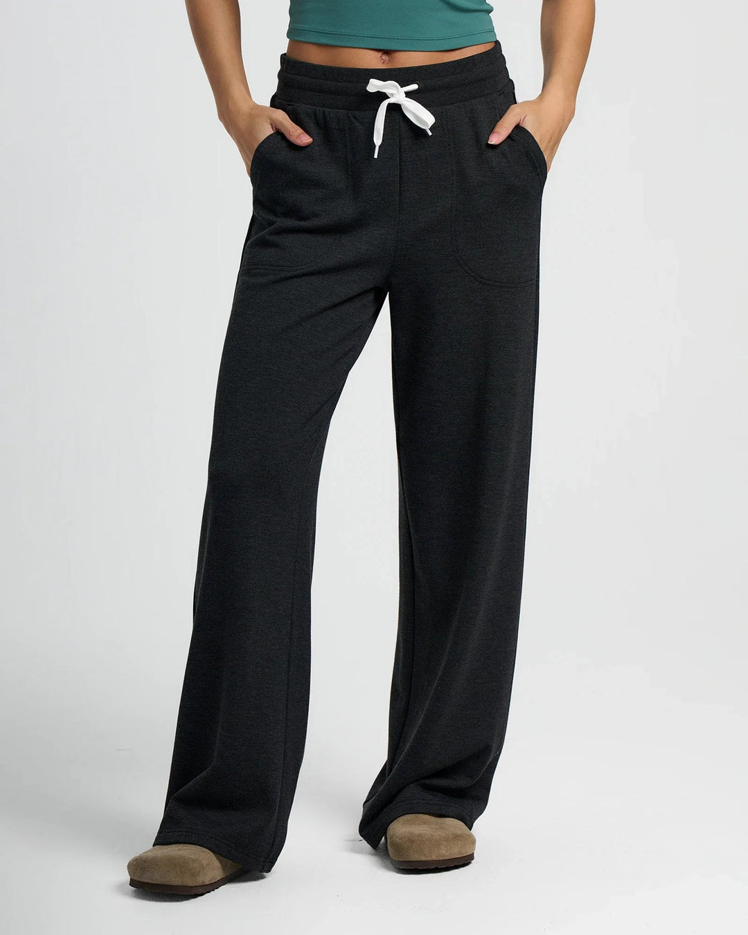 Women's Bamboo Lightweight Fleece Wide Leg Pant - Quest Outdoors