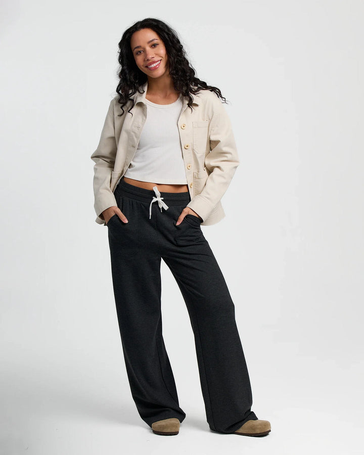 Women's Bamboo Lightweight Fleece Wide Leg Pant - Quest Outdoors