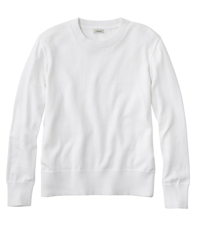 Women's Cotton/Cashmere Sweater, Crewneck, Regular - Quest Outdoors