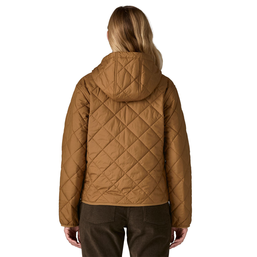 Women's Diamond Quilted Bomber Hoody - Quest Outdoors