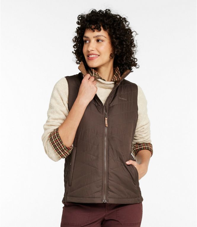 Women's Fleece - Lined PrimaLoft Vest, Regular - Quest Outdoors