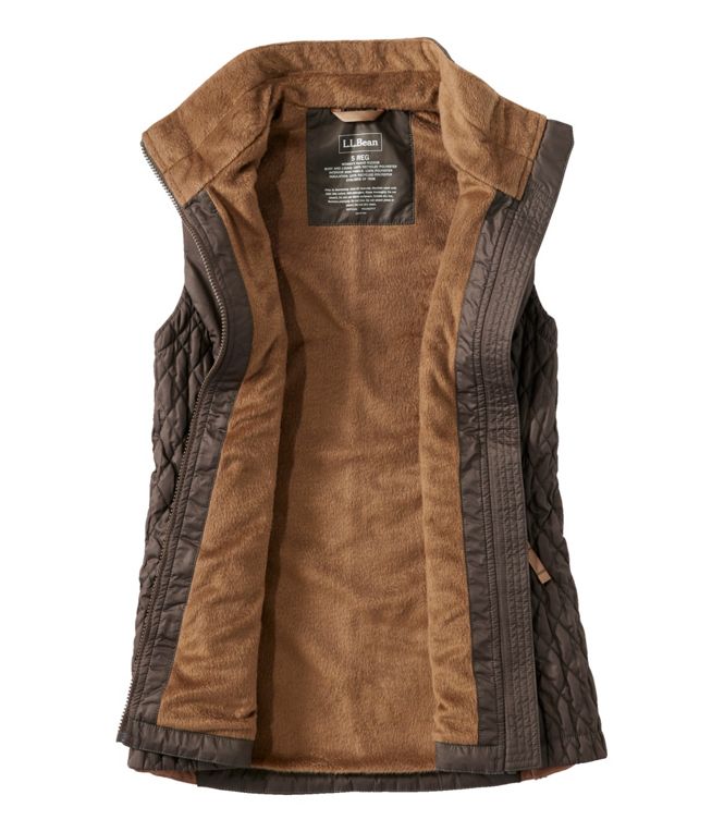 Women's Fleece - Lined PrimaLoft Vest, Regular - Quest Outdoors