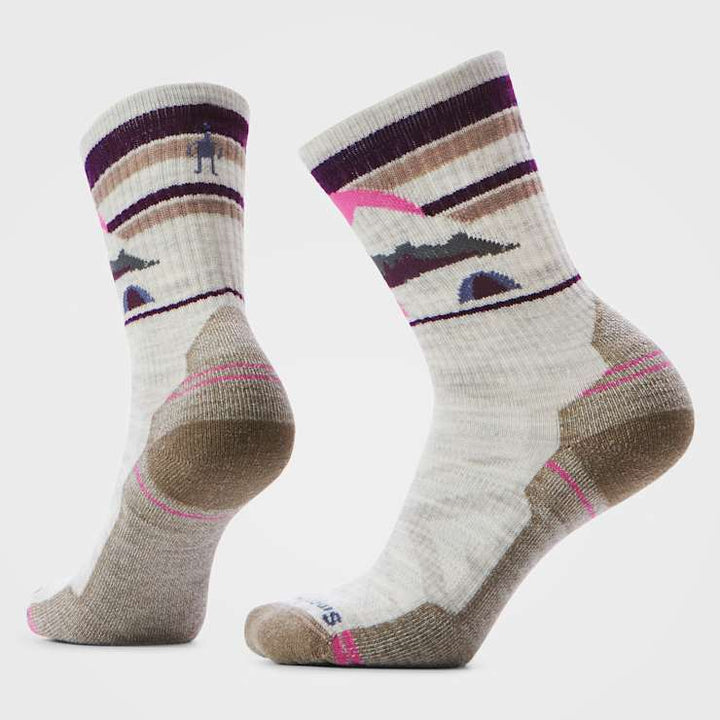 Women's Hike Light Cushion Mountain Moon Crew Socks - Quest Outdoors