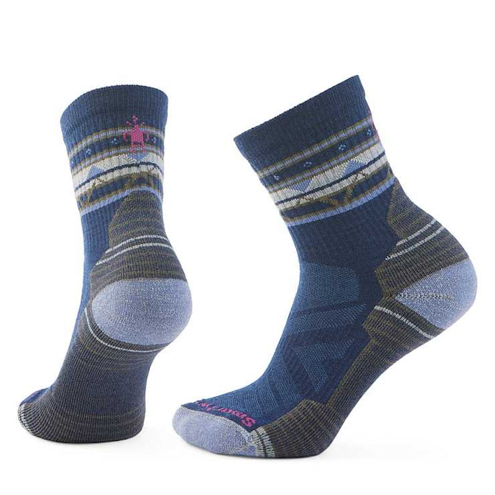 Women's Hike Light Cushion Zig Zag Valley Mid Crew Socks - Quest Outdoors