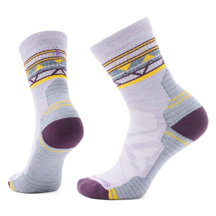 Women's Hike Light Cushion Zig Zag Valley Mid Crew Socks - Quest Outdoors