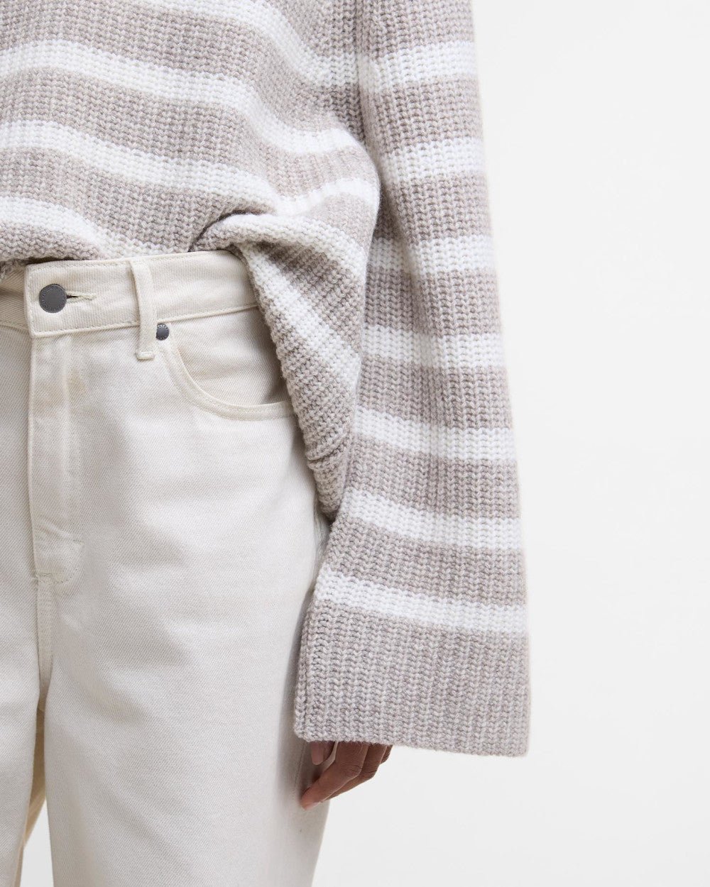 Women's Irene Striped Crew Neck Jumper - Quest Outdoors