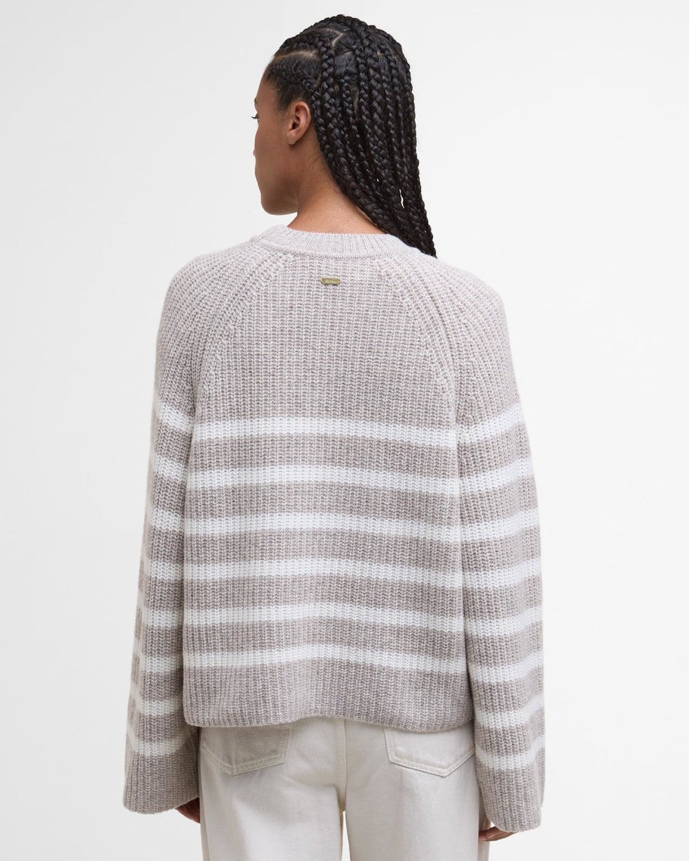 Women's Irene Striped Crew Neck Jumper - Quest Outdoors