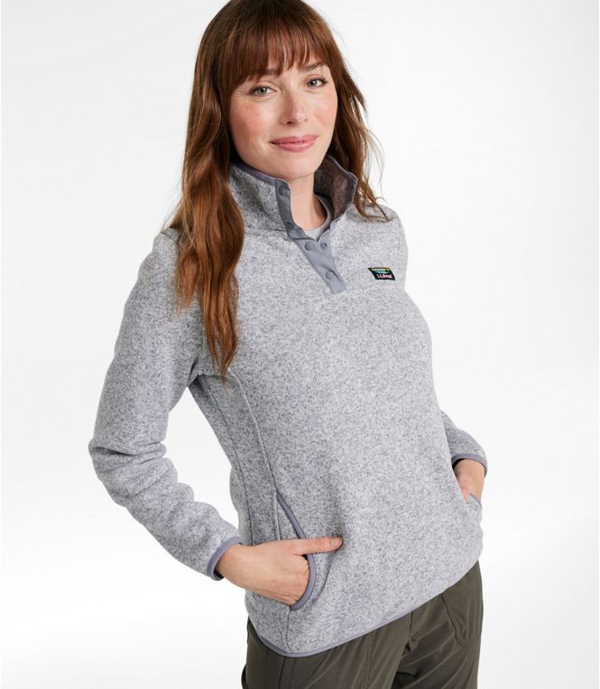 Women's L.L.Bean Sweater Fleece Pullover, Regular - Quest Outdoors