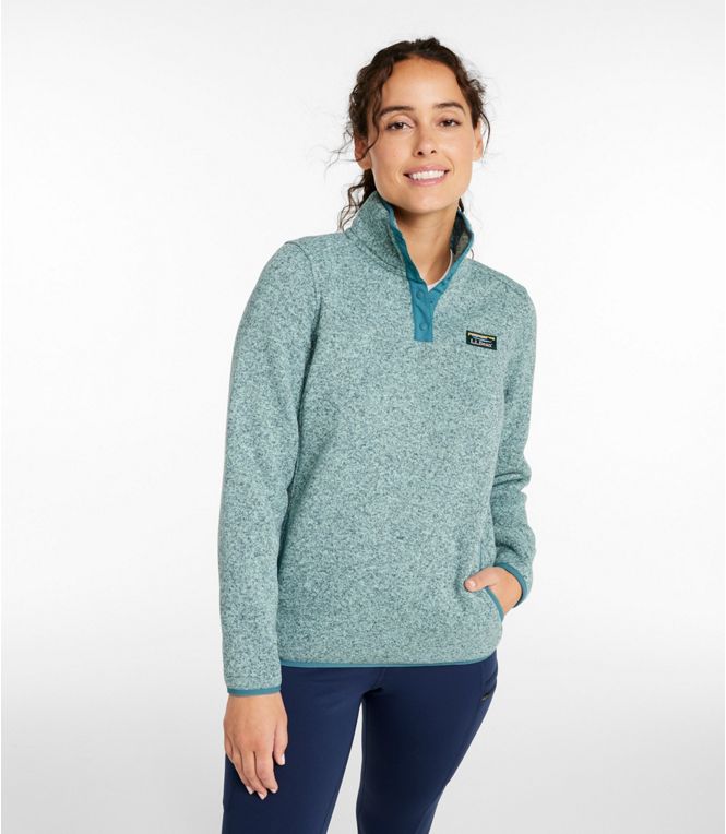 Women's L.L.Bean Sweater Fleece Pullover, Regular - Quest Outdoors