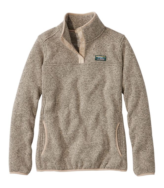 Women's L.L.Bean Sweater Fleece Pullover, Regular - Quest Outdoors