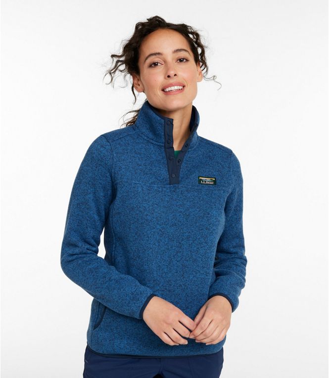 Women's L.L.Bean Sweater Fleece Pullover, Regular - Quest Outdoors