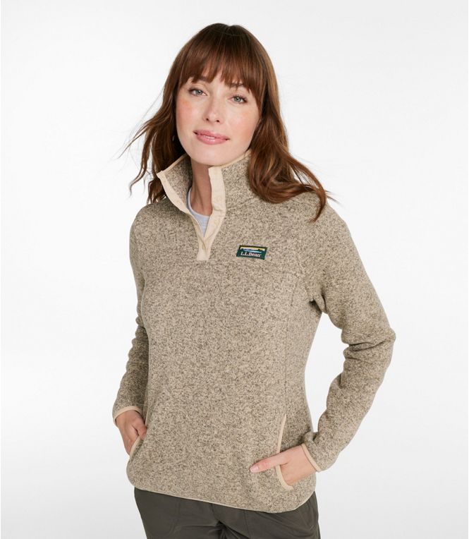 Women's L.L.Bean Sweater Fleece Pullover, Regular - Quest Outdoors