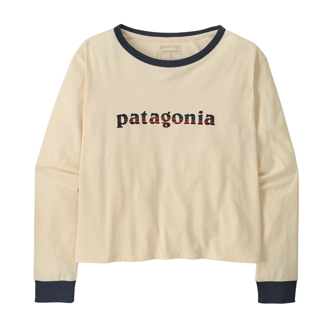 Women's Long - Sleeved '73 Text Logo Easy - Cut Organic T-Shirt - Quest Outdoors
