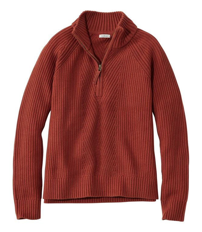 Women's Mariner Shaker Sweater, Quarter - Zip, Regular - Quest Outdoors