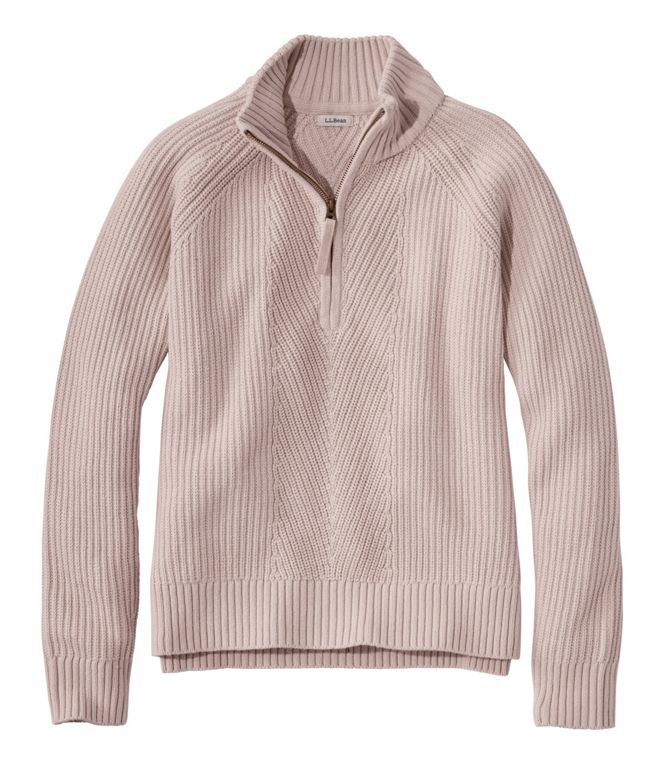 Women's Mariner Shaker Sweater, Quarter - Zip, Regular - Quest Outdoors