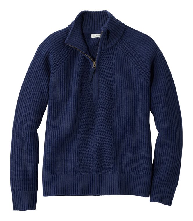 Women's Mariner Shaker Sweater, Quarter - Zip, Regular - Quest Outdoors