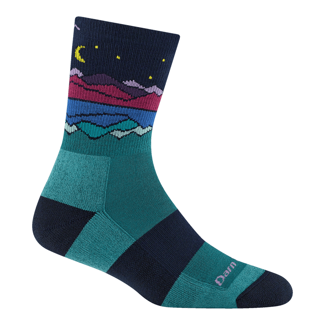 Women's Mirror Lake Micro Crew Midweight Hiking Socks - Quest Outdoors