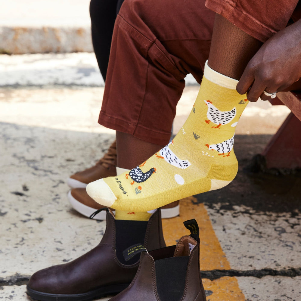 Women's Mother Clucker Crew Lightweight Lifestyle Socks - Quest Outdoors