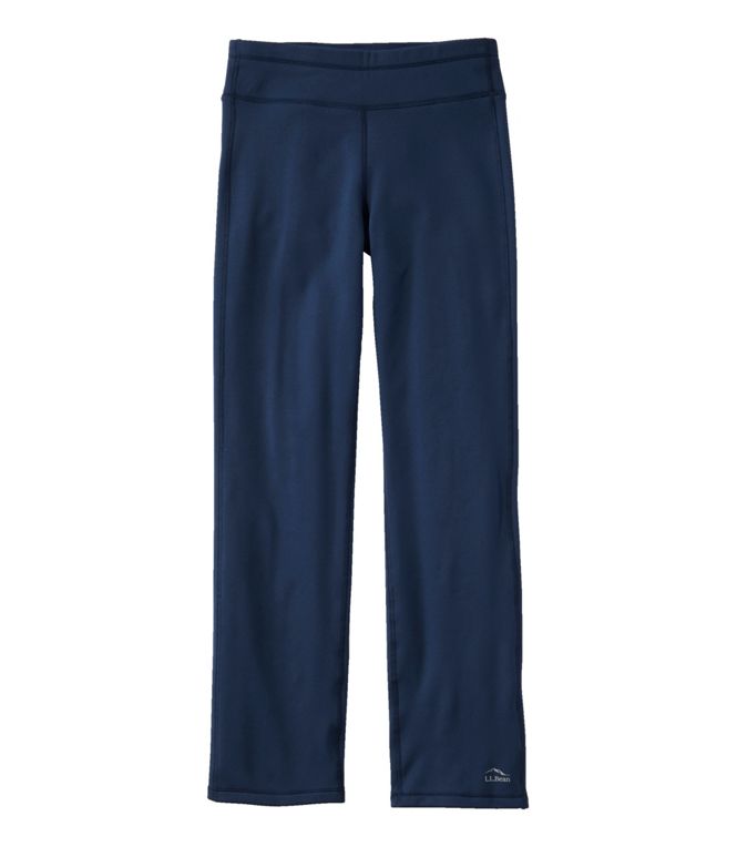 Women's PrimaLoft ThermaStretch Fleece Pants, Mid - Rise Straight - Leg - Quest Outdoors