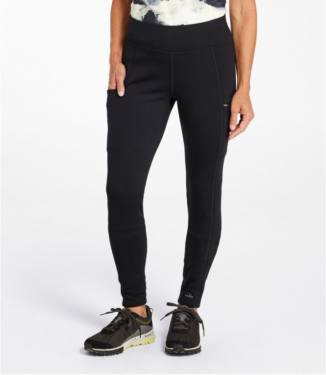 Women's PrimaLoft ThermaStretch Fleece Pocket Tights, Mid - Rise - Quest Outdoors